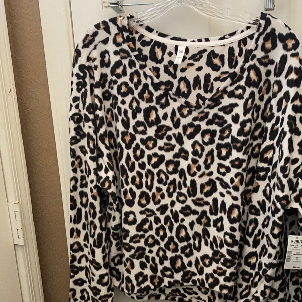 FINAL MARKDOWN So intimates fleece pajamas xl Nwt